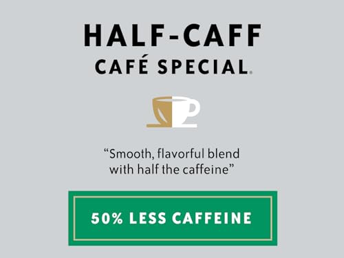  Community Coffee Cafe Special Half-Caff Medium Dark Roast Ground Coffee for Mornings and Special Occasions, 12 Ounces (