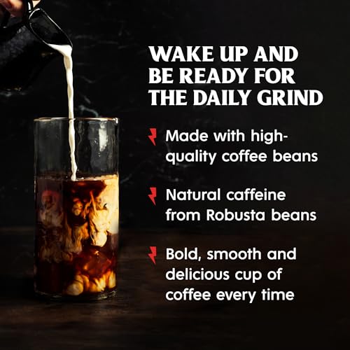 Death Wish Coffee Organic and Fair Trade Dark Roast Ground Coffee for Health-Conscious Coffee Lovers, Ideal for Morning 