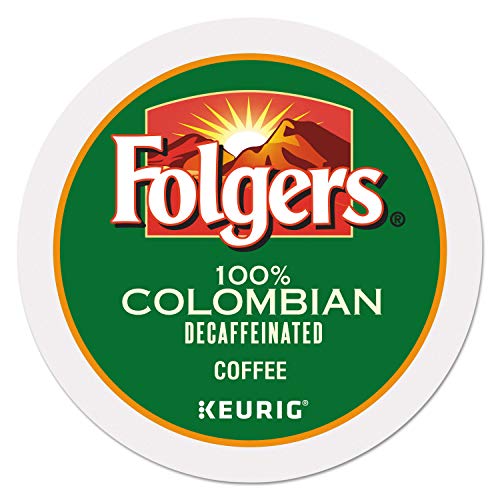  Folgers Colombian Decaf Coffee, Medium Roast, Keurig K-Cup Pods, 10 Count Box - Perfect for Busy Mornings
| Folgers Col