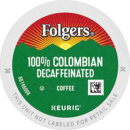  Folgers Colombian Decaf Coffee, Medium Roast, Keurig K-Cup Pods, 10 Count Box - Perfect for Busy Mornings
| Folgers Col