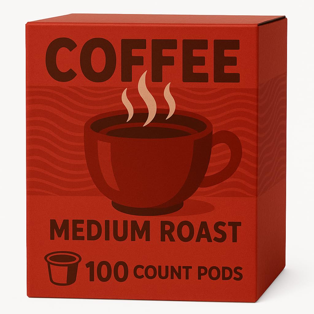  Classic Roast Coffee Medium Roast K-Cup Pods for Daily Brew - 100 Count
| Best-Selling Medium Roast K-Cup Pods - Classi
