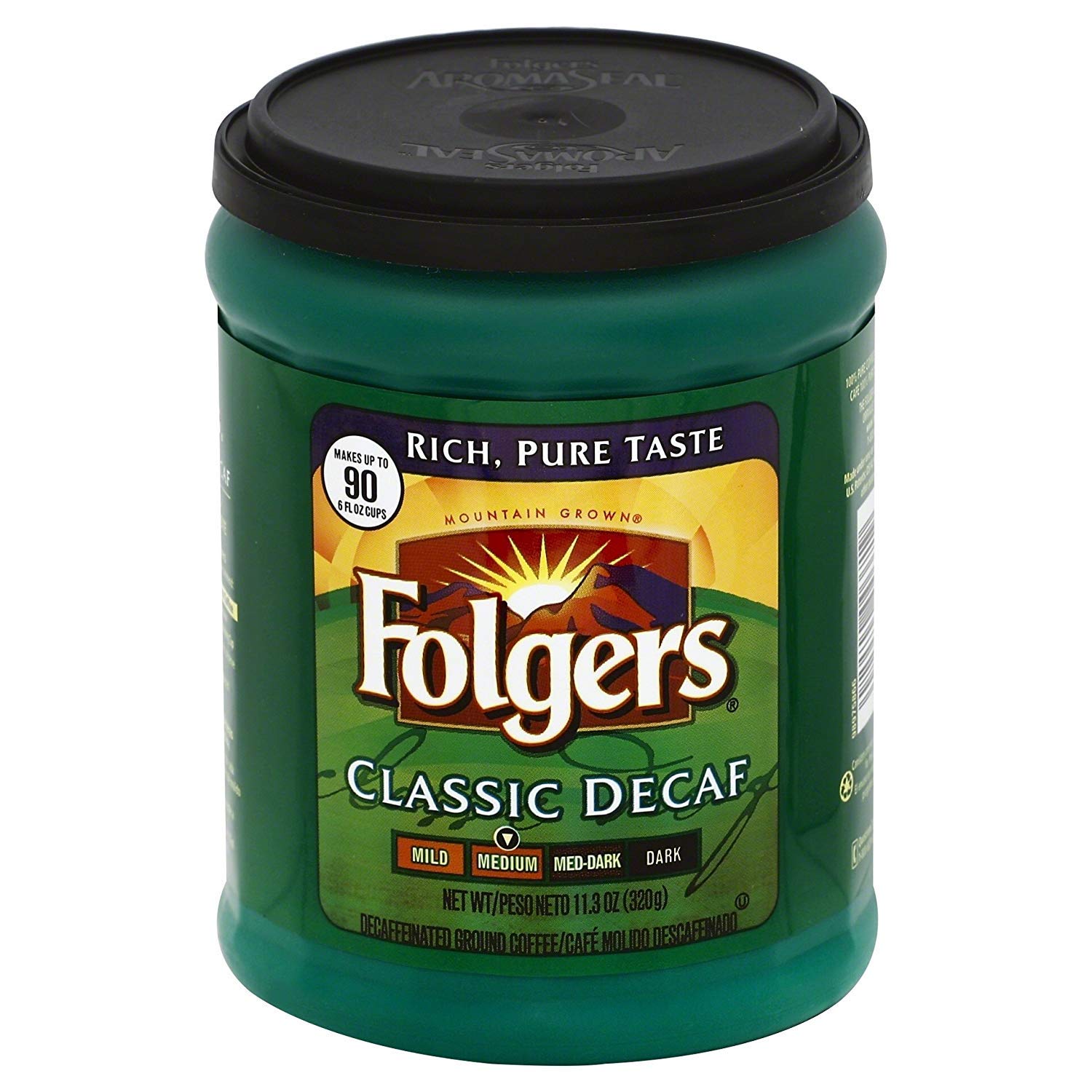  Folgers Classic Decaf Medium Roast Ground Coffee for Busy Mornings, 11.3 Ounces
| Folgers Classic Decaf Medium Roast Gr
