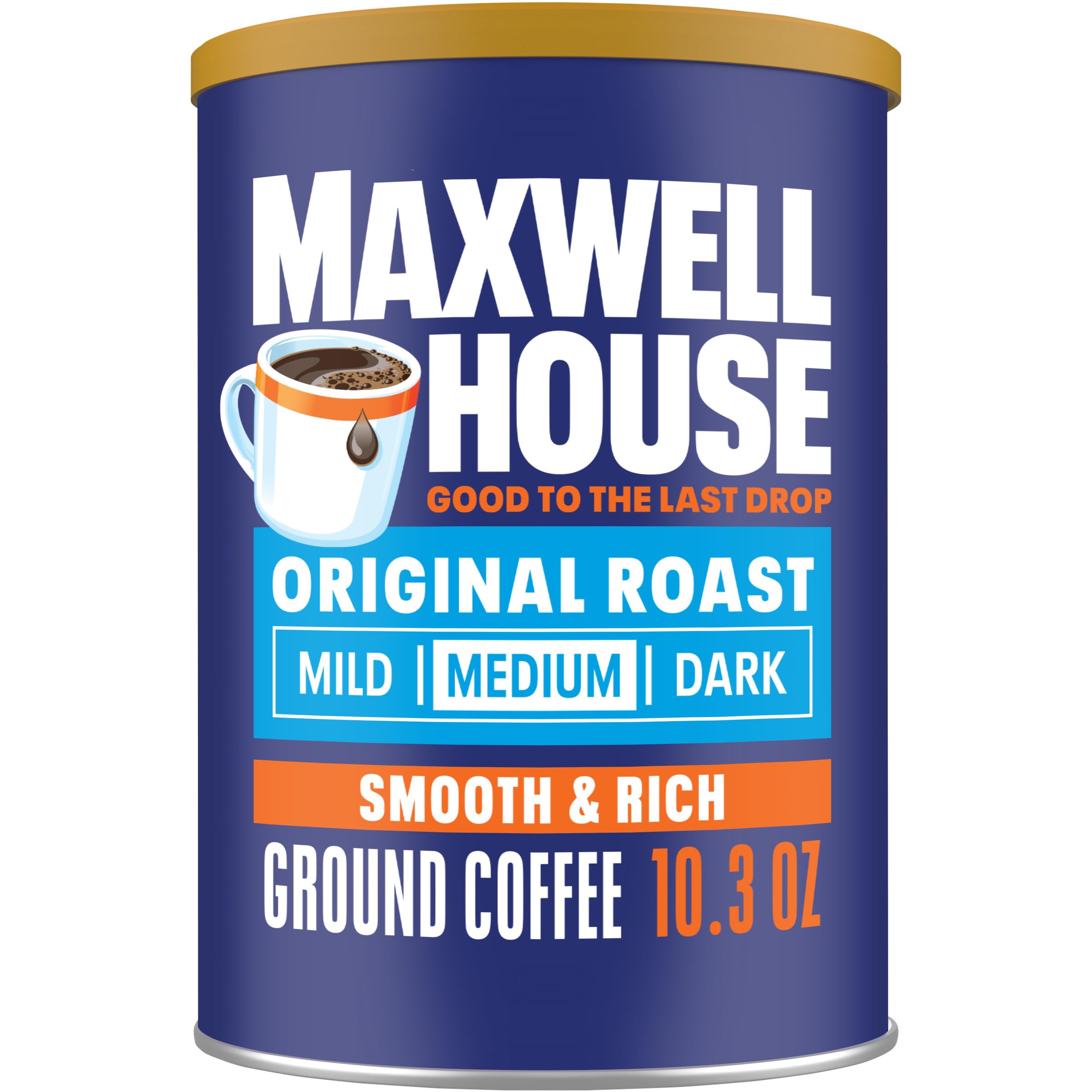  Maxwell House Original Roast Ground Coffee, Rich Flavor for Daily Brew at Home
| Maxwell House Original Roast Ground Co